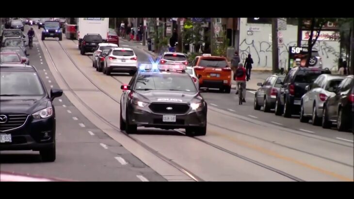 トロント市警　緊急走行 Toronto police