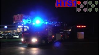 beredskab 4k falck ST.HT BRAND LEJLIGHED brandbil i udrykning Feuerwehr auf Einsatzfahrt 緊急走行 消防車