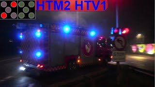 bereedskab 4k falck ST.HT BRAND SKUR brandbil i udrykning Feuerwehr auf Einsatzfahrt 緊急走行 消防車
