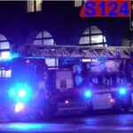 hovedstadens beredskab ST.V BRAND LEJLIGHED brandbil i udrykning Feuerwehr auf Einsatzfahrt 緊急走行 消防車