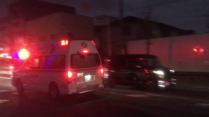 【救急車緊急走行】日本　大阪　和泉市消防本部　Japan Osaka Izumi City Ambulance emergency driving