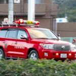 広島市消防局 機動連絡車緊急走行