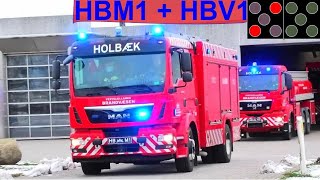 vestsjællands brandvæsen falck ST.HB BILBRAND brandbil i udrykning fire truck respond 緊急走行 消防車