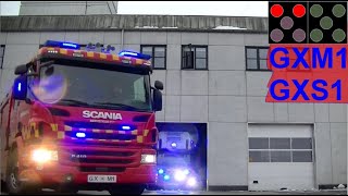 beredskab øst falck ST.GX ABA HERLEV HOSPITAL brandbil i udrykning fire trucks respond 緊急走行 消防車
