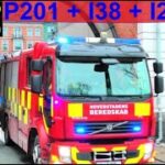 hovedstadens beredskab ST.H BRAND LEJLIGHED brandbil i udrykning Feuerwehr auf Einsatzfahrt 緊急走行 消防車
