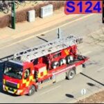 AIRVIEW hovedstadens beredskab ST.V BRAND TAG brandbil i udrykning fire truck respond 緊急走行 消防車