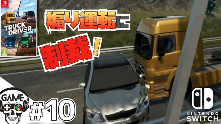 【Switch版トラックドライバー】#10 煽り運転には制裁を（大事故）！【トラックシミュレーター】