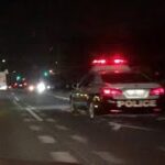パトカー緊急走行！パッシングで緊走する栃木県警機動警ら隊のパトカー