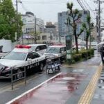 駅前にパトカー集合！緊急走行21　Police cars gathered in front of the station! Urgent run!　Osaka Japan!