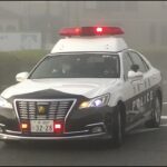 パトカー緊急走行【57】大阪府警・西堺警察署１号　霧中の緊急走行【Japanese Police car】