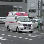 【転院搬送第一出動】緊急走行する救急車