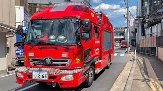 【緊急走行】人身事故で消防車緊急出動