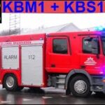 vestsjællands brandvæsen ST.KB ABA BEBOELSE brandbil i udrykning Feuerwehr auf Einsatzfahrt 緊急走行 消防車