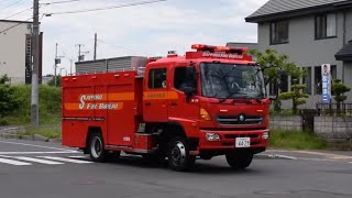 【消防車緊急走行】東月寒２ 航空隊支援へ緊急走行 Sapporo Fire Bureau. (SAP-520)