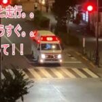 救急車 救急隊員 搬送 真夜中 緊急車両 緊急走行  都会の夜は眠りません！