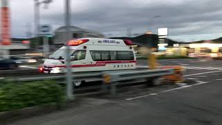 【赤磐市消防署】緊急走行　赤磐2 3代目パラメディック後期型救急車