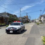 新潟県警察　200系クラウンパトカー  緊急走行