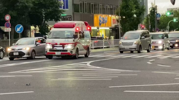 2021.0712 名古屋市救急車（メディックワンナゴヤ）の緊急走行をデリカが妨害！？