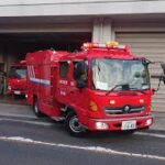 警戒のため消防車が出動 広島市消防局 2021年7月21日