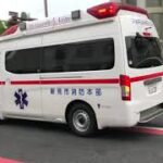 【新見市消防本部】岡山ではレアな緊急走行　3代目パラメディック　救急車