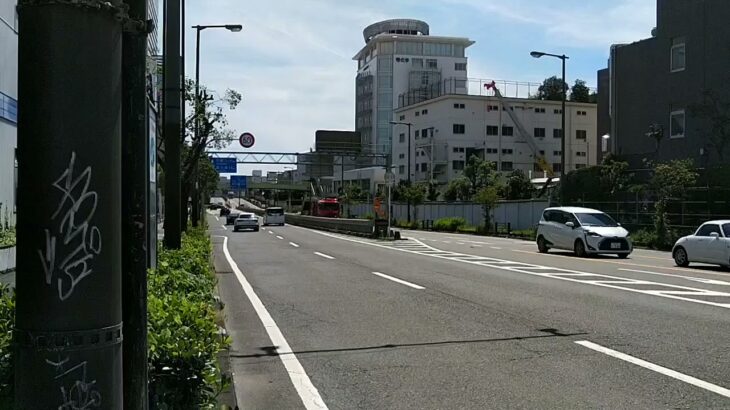 堺市消防局SS233 堺消防署旭ヶ丘出張所大型化学車　緊急走行