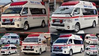 豊岡市内で救急事案発生‼️ 安全かつ迅速に救急車 緊急出動‼️