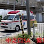新潟市消防局　救急車（中之口SA）緊急走行　Niigata city fire department emergency Ambulance