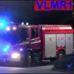 trekantsområdets brandvæsen ST.VL NATURBRAND brandbil i udrykning fire truck respond 緊急走行 消防車