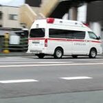 大洲地区消防 救急車緊急走行