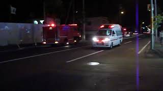 [緊急走行]札幌市消防局 非常用救急車