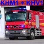 lejre brandvæsen ST.KH ABA SKOLE brandbil i udrykning Feuerwehr auf Einsatzfahrt 緊急走行 消防車
