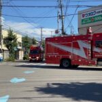 新潟市消防局　西救助1 西指揮1  緊急走行