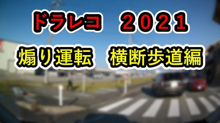 【ドラレコ】　2021　煽り運転　横断歩道編