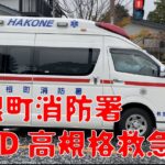 [緊急走行] 観光地を駆け抜ける箱根町消防署 4WD救急車の緊急走行