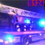 hovedstadens beredskab ST.V BRAND LEJLIGHED brandbil i udrykning Feuerwehr auf Einsatzfahrt 緊急走行 消防車