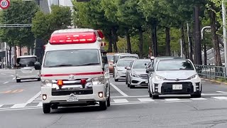 【病院前で緊急走行！】東京消防庁　コロナ禍で大忙しの救急車　緊急走行