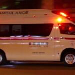 【救急車】蔵前橋通りを緊急走行する東京消防庁の救急車