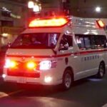 【救急車】本川越駅前を緊急走行する川越地区消防局の救急車
