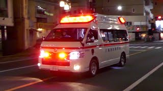 【救急車】本川越駅前を緊急走行する川越地区消防局の救急車