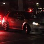 【緊急走行】ハロウィンの夜に暴走車両を追跡する岡山県警のパトカー＆白バイ