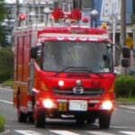 消防車緊急走行【250】堺市消防局　空気充填車【Japanese fire enjine】