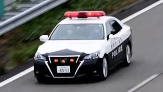 【緊急走行】静岡県警察 本部 高速道路交通警察隊 浜松分駐隊 パトカー (静岡431)