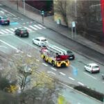 AIRVIEW hovedstadens beredskab ST.FB EFTERSYN brandbil i udrykning fire truck respond 緊急走行 消防車