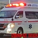 日産NV350 キャラバン 高規格救急車 緊急走行