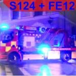 hovedstadens beredskab ST.F ABA MUSEUM brandbil i udrykning Feuerwehr auf Einsatzfahrt 緊急走行 消防車