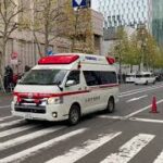 【緊急走行】救急車で街頭演説を中断する立憲民主党