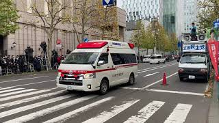 【緊急走行】救急車で街頭演説を中断する立憲民主党