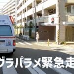 [横浜市消防局] 大雪とオミクロンの影響で緊急搬送が急増か！神奈川第1救急隊 エルグラパラメの緊急走行シーン