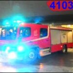 nordjyllands beredskab ST.ÅLBORG ILD SKRALDESPAND brandbil i udrykning fire truck respond 緊急走行 消防車