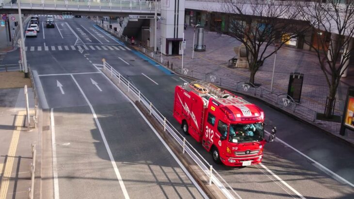 水難救助車 緊急走行 北九州市消防局